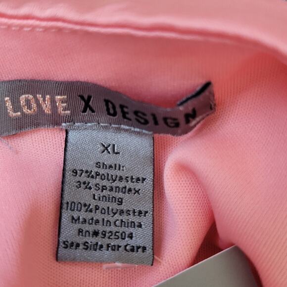 Love X Design Rose Petal Sleeveless Wrap Dress Ruffle Hem NWT - Picture 4 of 6